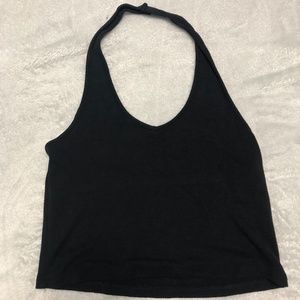 Garage halter top